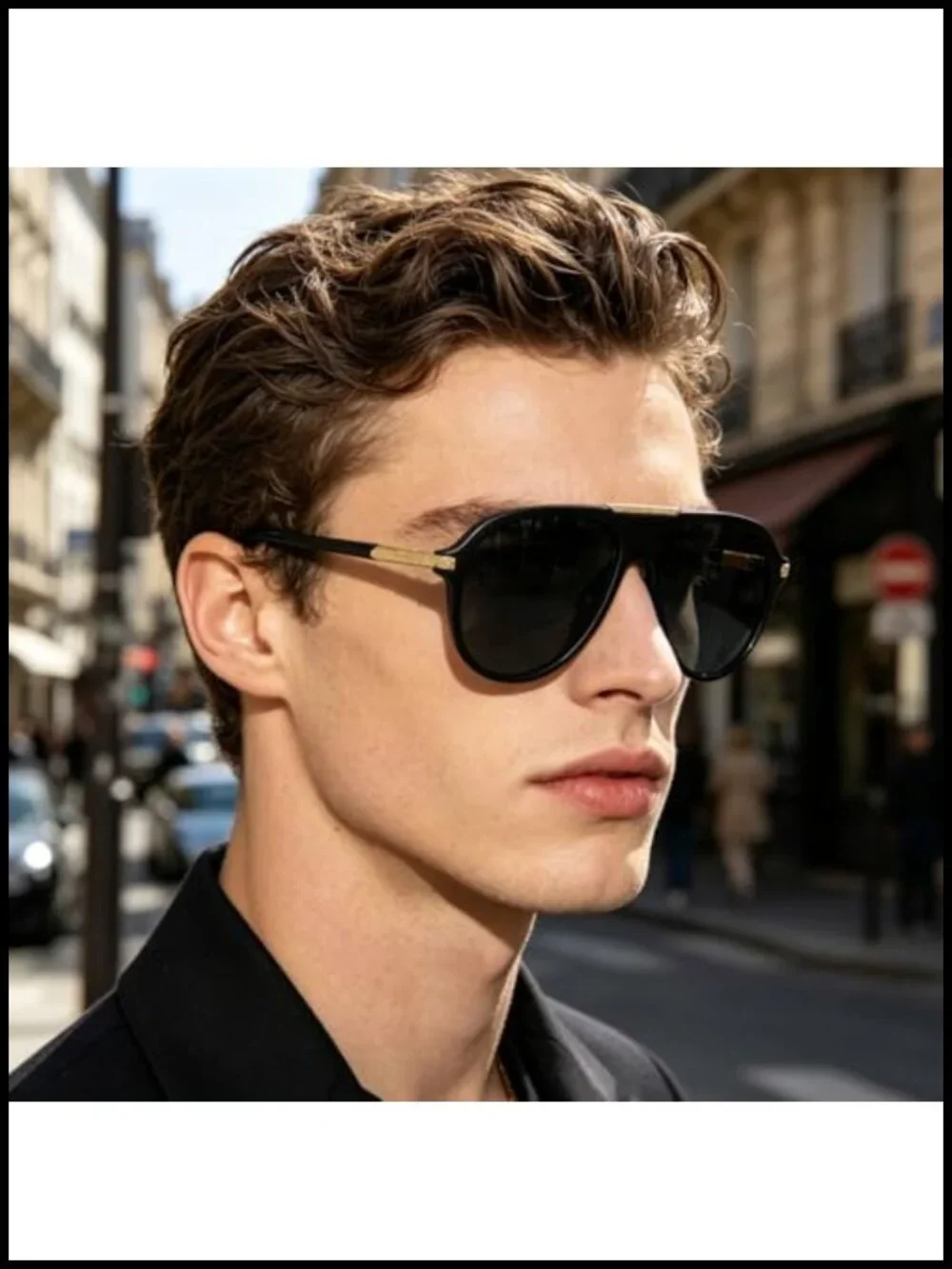 Retro Double Bridge Pilot Sunglasses UV400